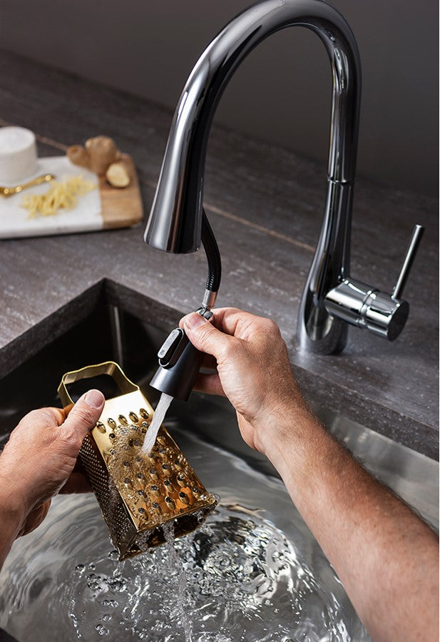 Cook Side Lever Kitchen Mixer with Concealed Dual Function Spray
