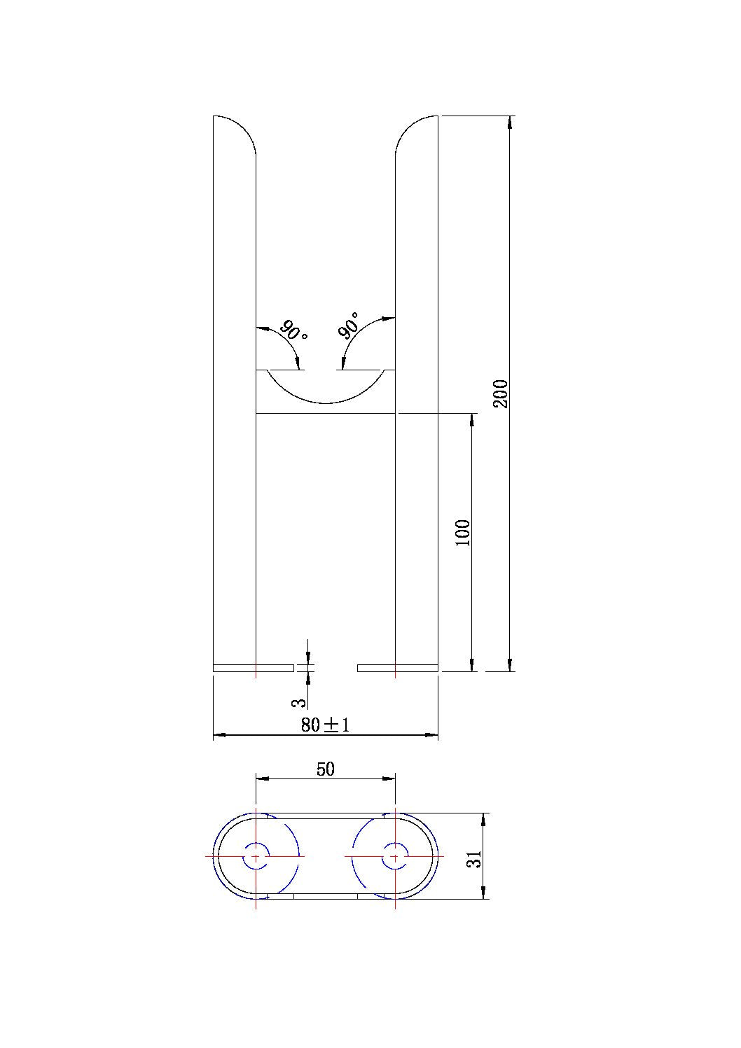 2 Column Radiator Feet
