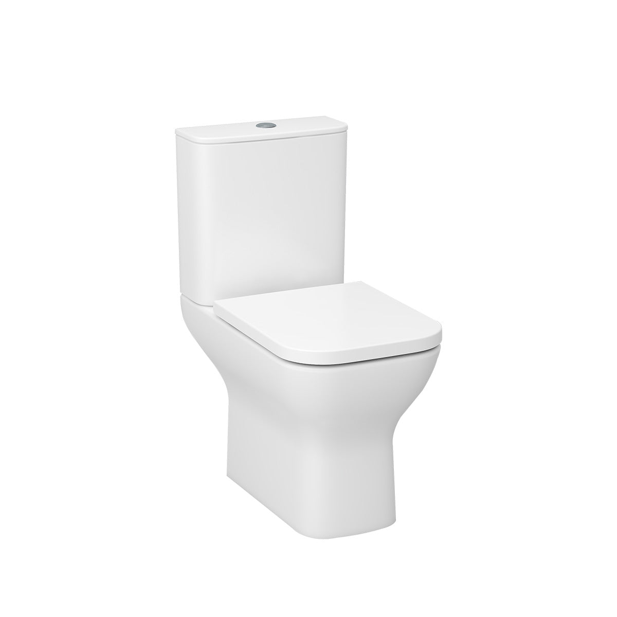Quadro close coupled open back pan & cistern