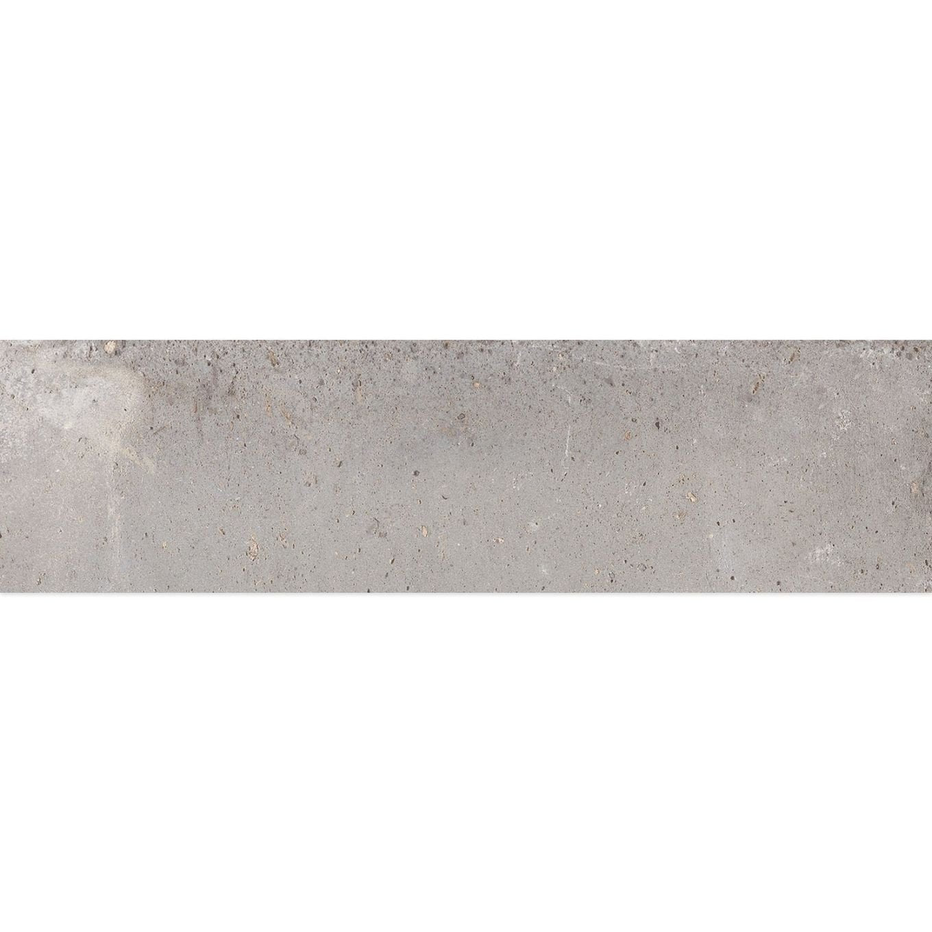 Terraza Grey Terracotta Matt Porcelain Brick Tile 280x70mm