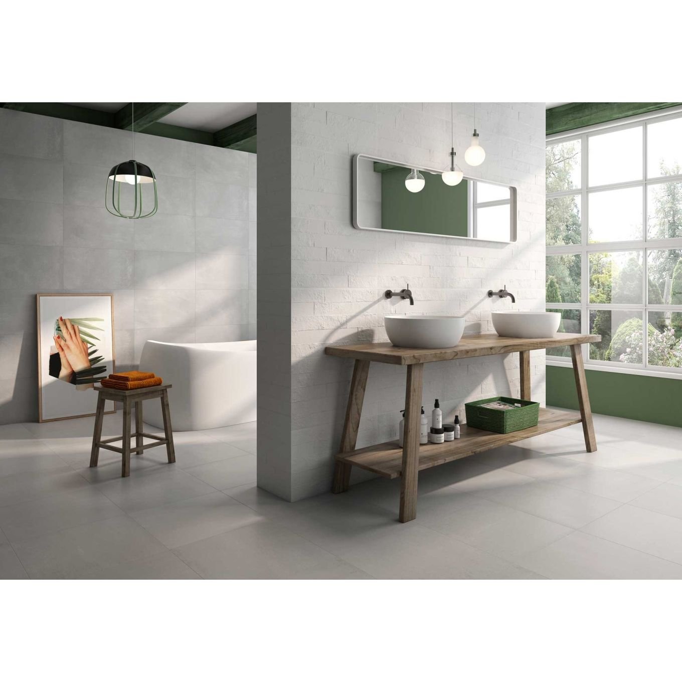 Align Blanco Brick Ceramic Tile 333x550mm