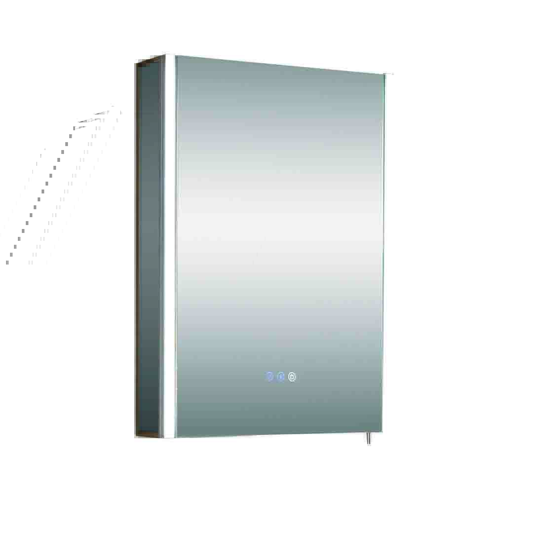 Elegant Haven Cove 500mm 1 Door Led Bathroom Mirror Cabinet