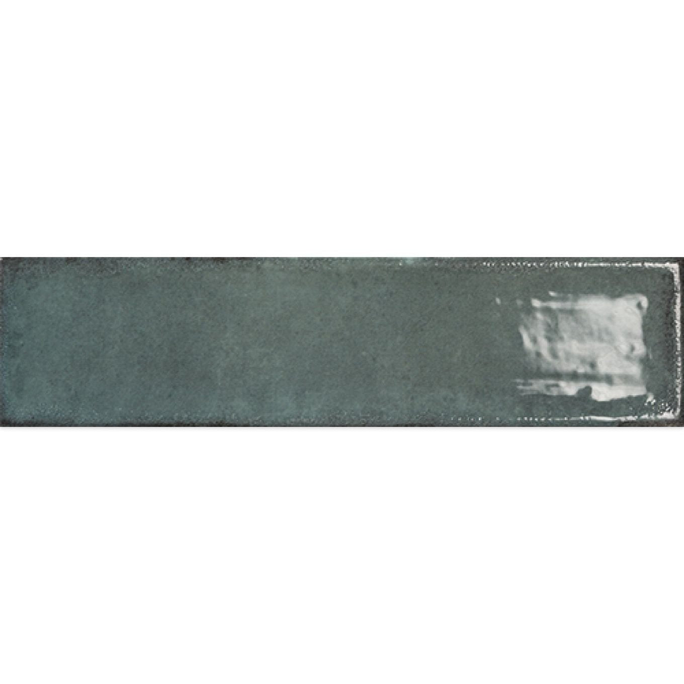 Inca Aguamarina Blue Glossy Ceramic Brick Tile 75x300mm