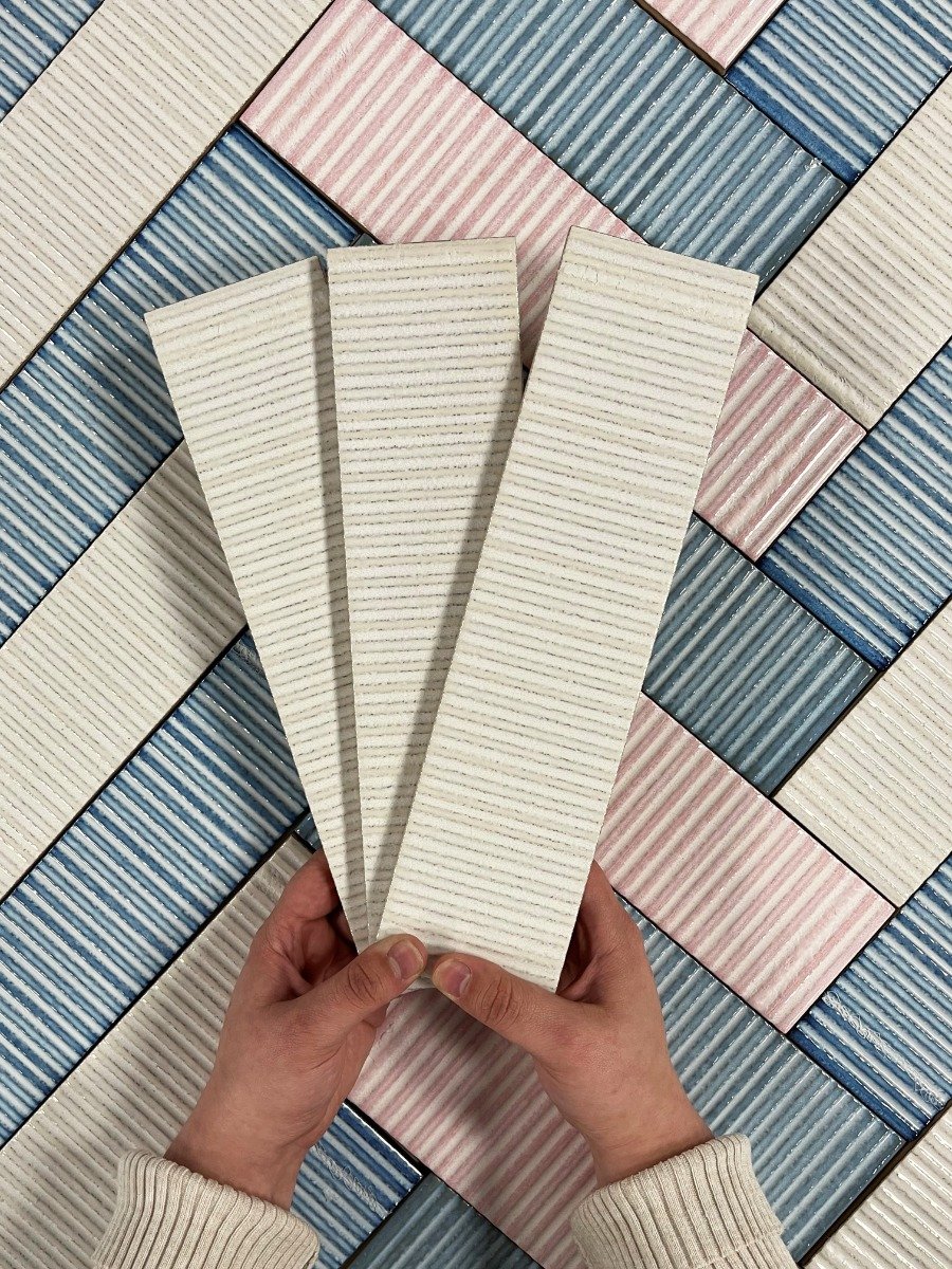 Canillo White Gloss Ceramic Brick Tile 300x75mm