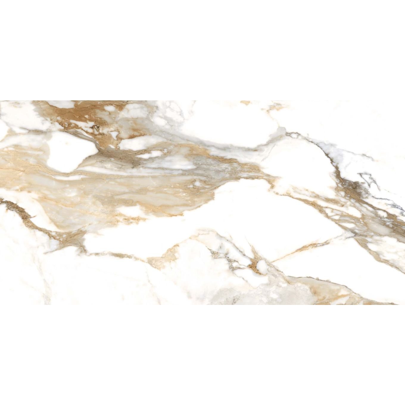 Charlie Beige Marble Gloss Porcelain Tile 300x600mm