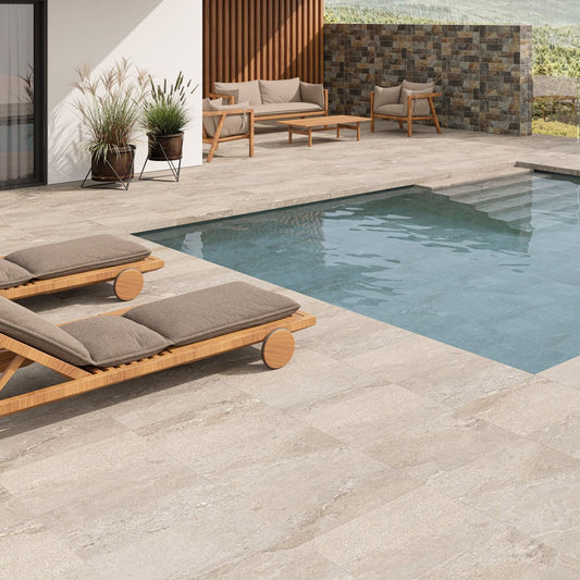 Dragos Sand Stone Effect Matt Porcelain Tile 650x450mm