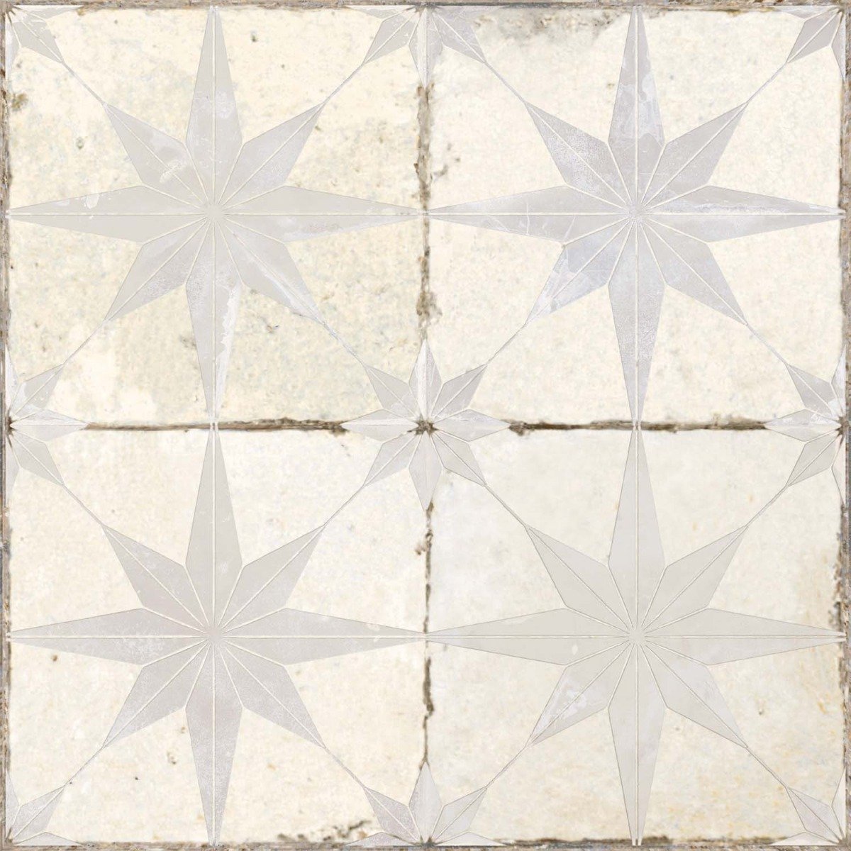 Hades Star White Lappato Ceramic Tile 450x450mm