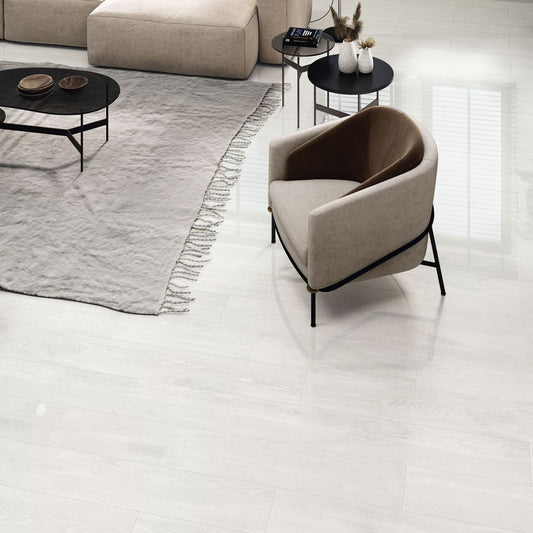 Shelby Nordica Polished Porcelain Tile 1475x205mm