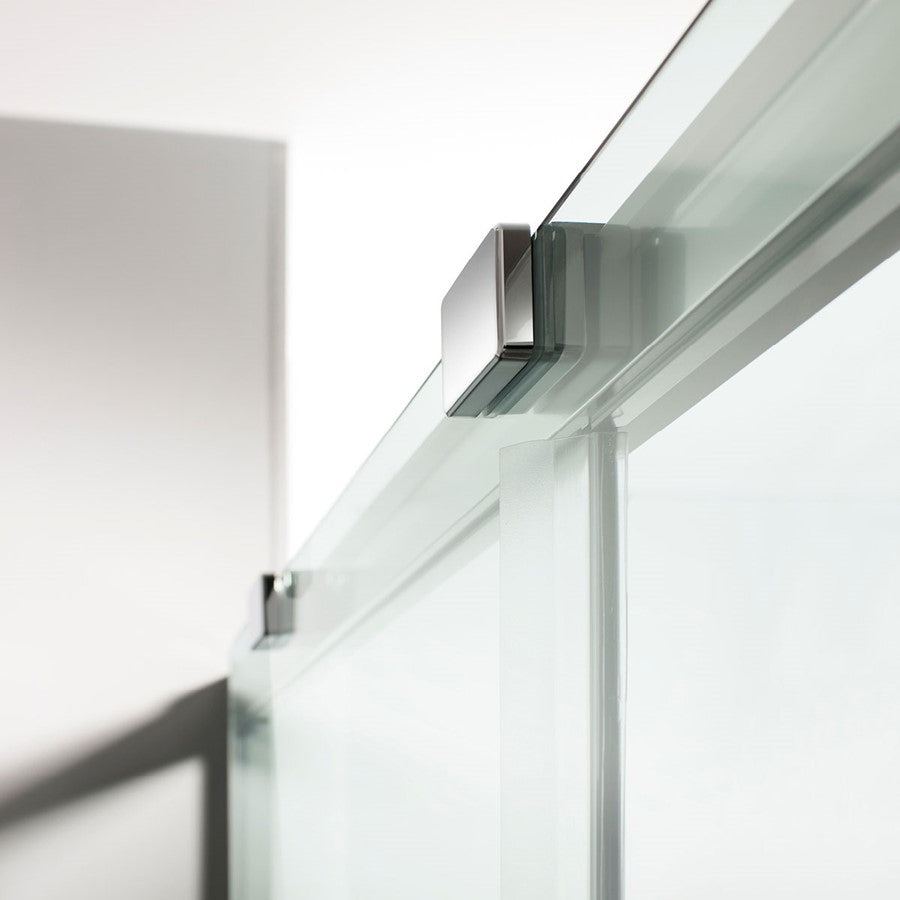Design 8 Single Sliding Door with Soft Close & Side Panel