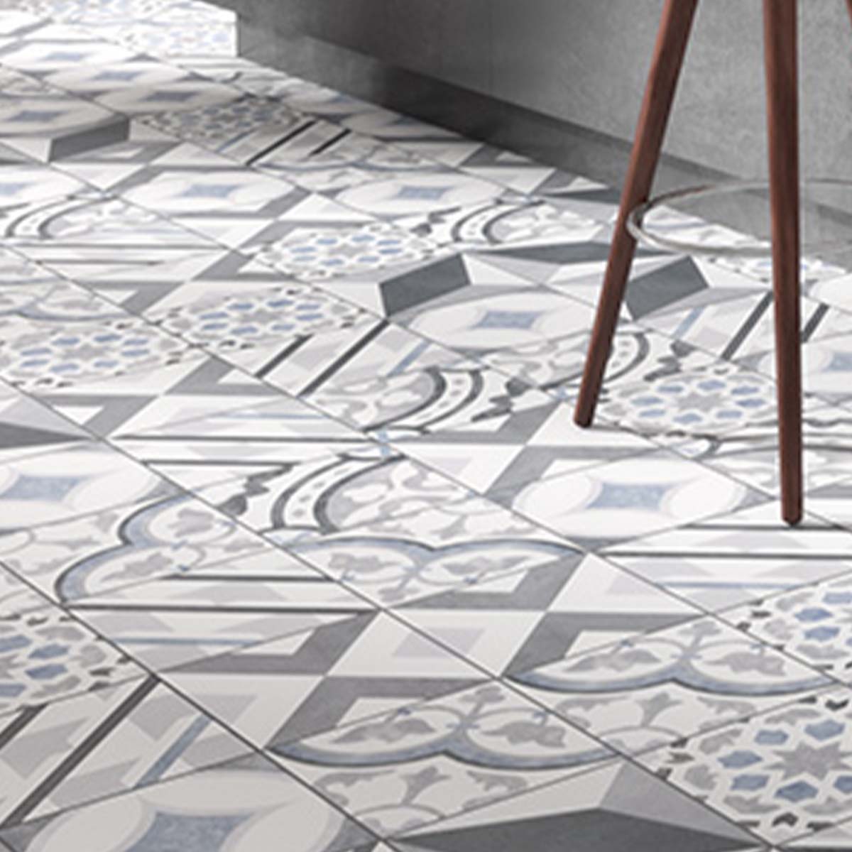 Palermo Mix 2 Matt Porcelain Tile 200x200mm