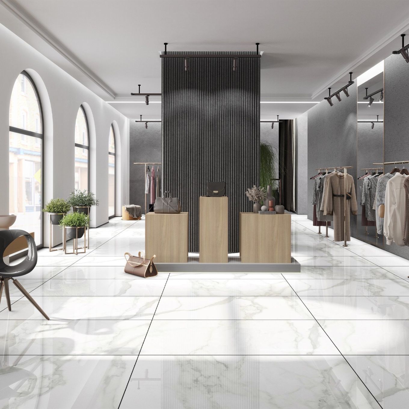 Stockholm Odlina Gloss Porcelain Tile 1200x600mm