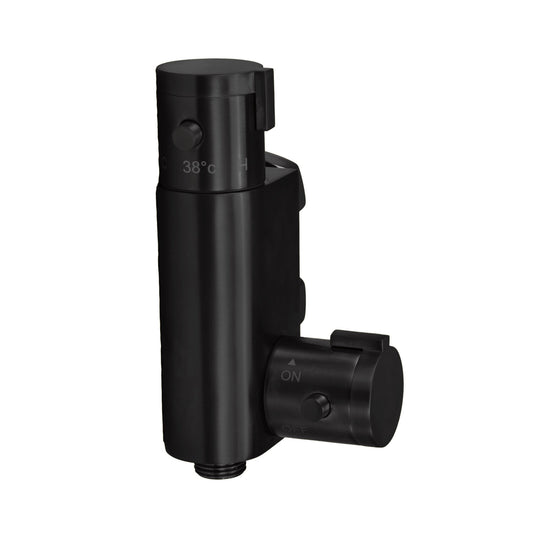 Thermostatic Vertical Valve for Douche Black