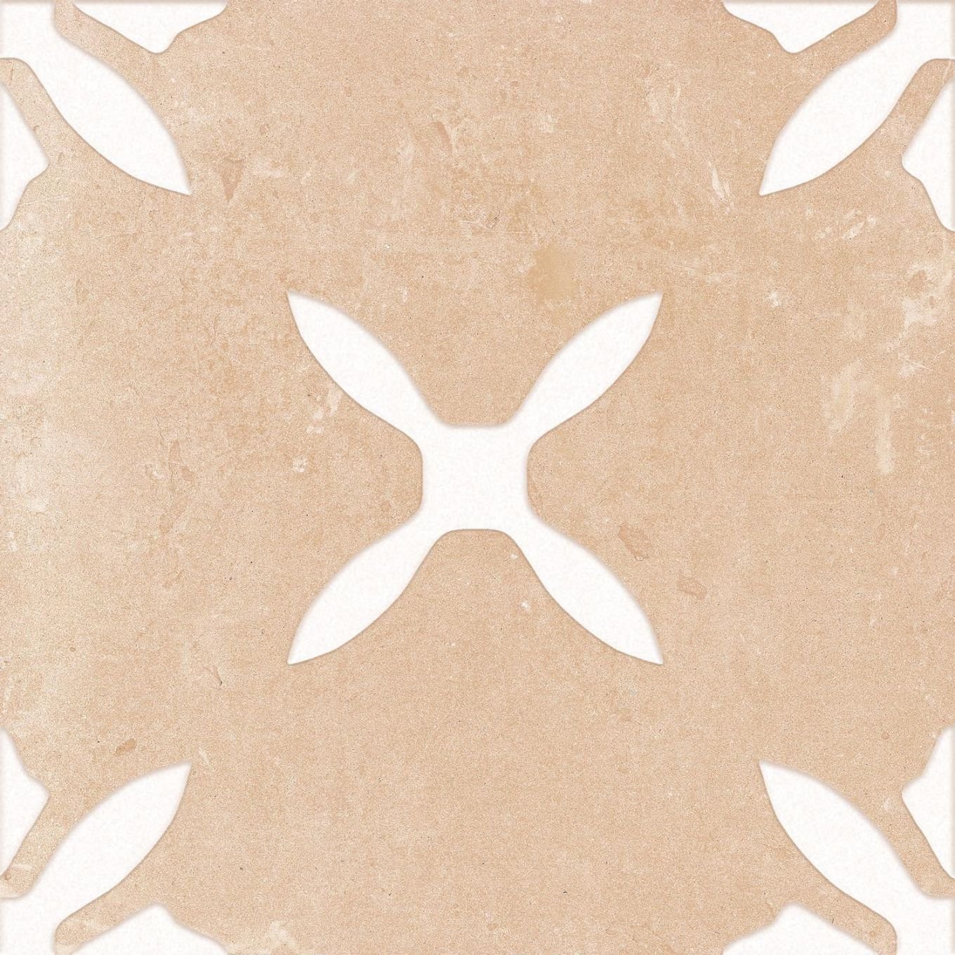 Pedro Sand Decor Flower Matt Porcelain Tile 223x223mm