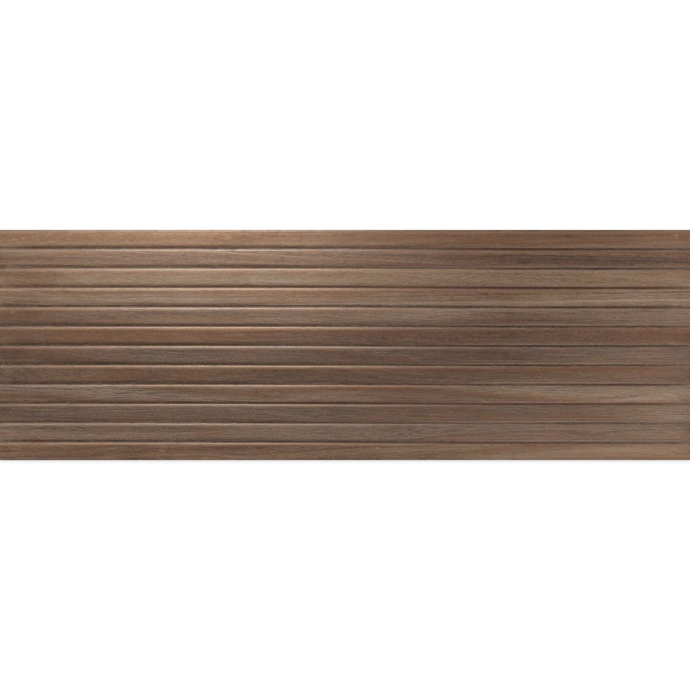 Amazon Wengue Slatted Wood Matt Ceramic Tile 900x300mm