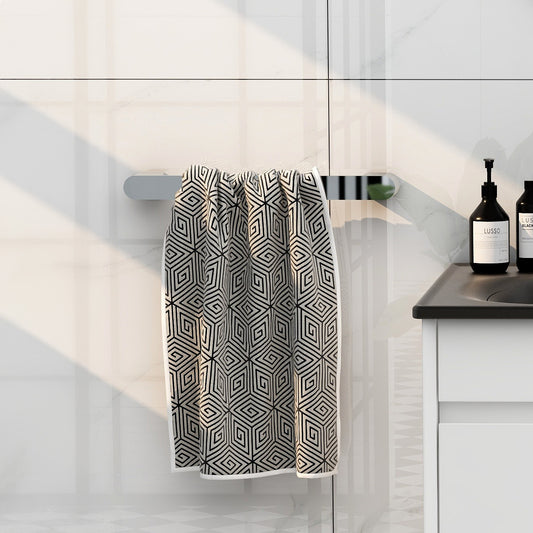 Round 340mm towel bar in Chrome