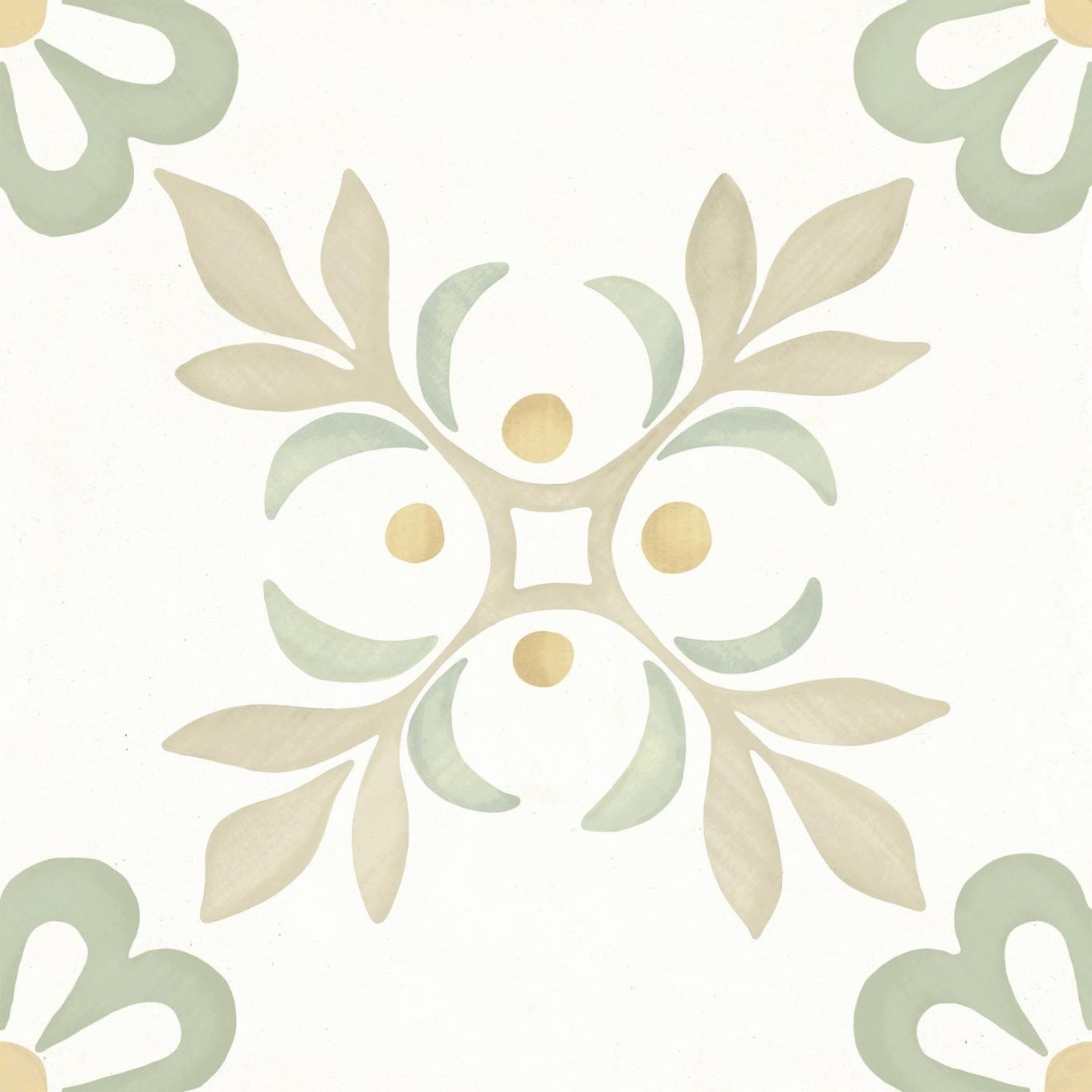 Lira Taupe Garden Matt Porcelain Tile 223x223mm
