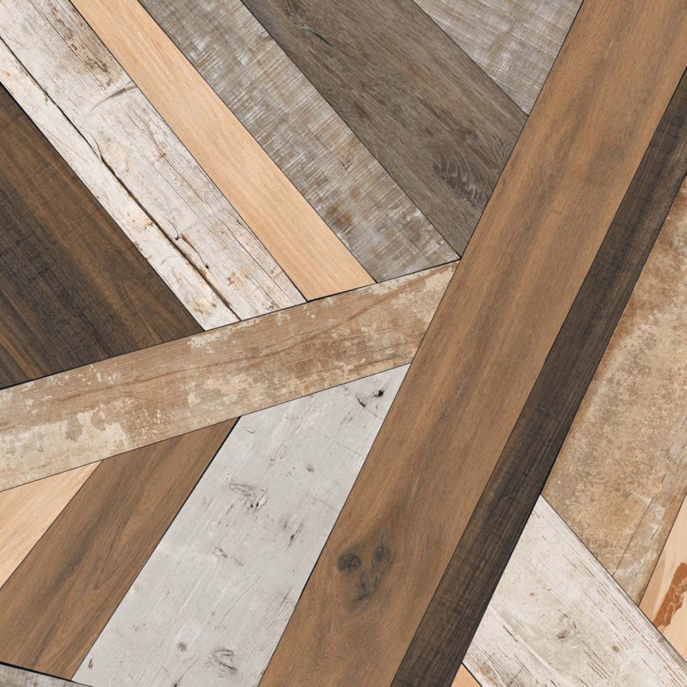 Laenor Multicolour Matt Porcelain Tile 800x800mm