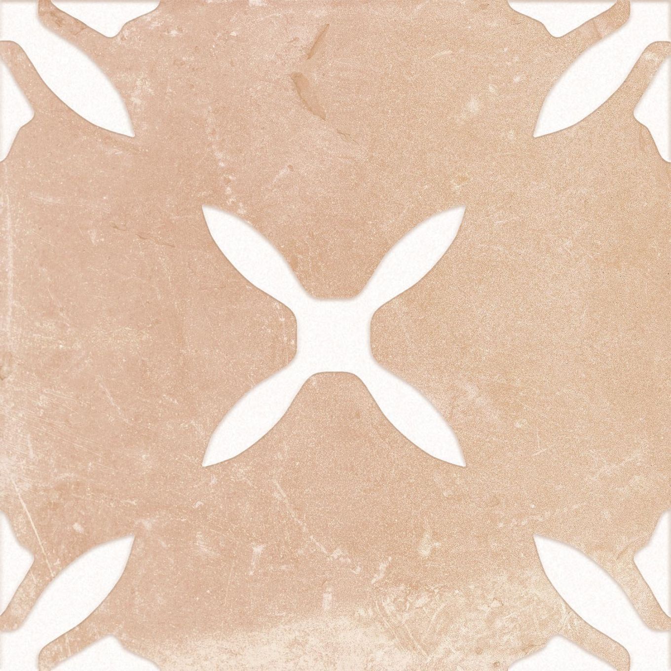 Pedro Sand Decor Flower Matt Porcelain Tile 223x223mm