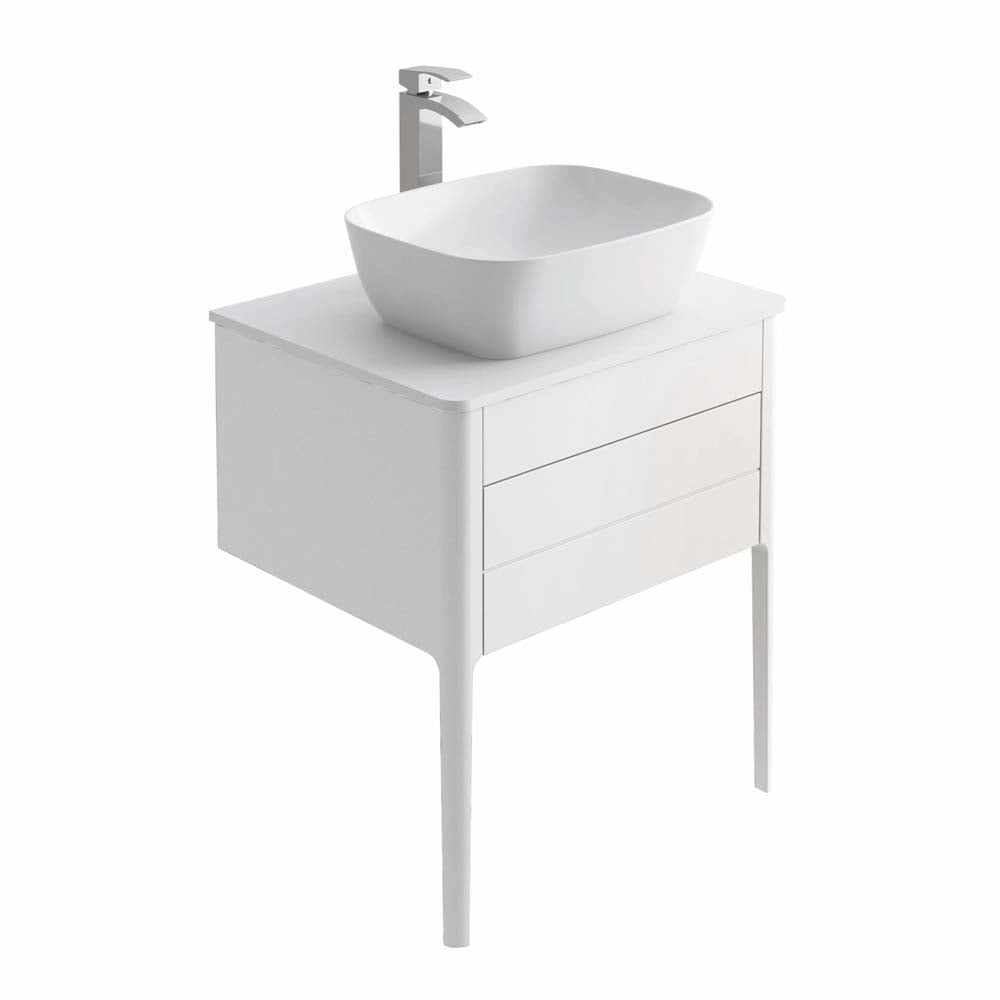 Stonehouse 650mm White Vanity Unit