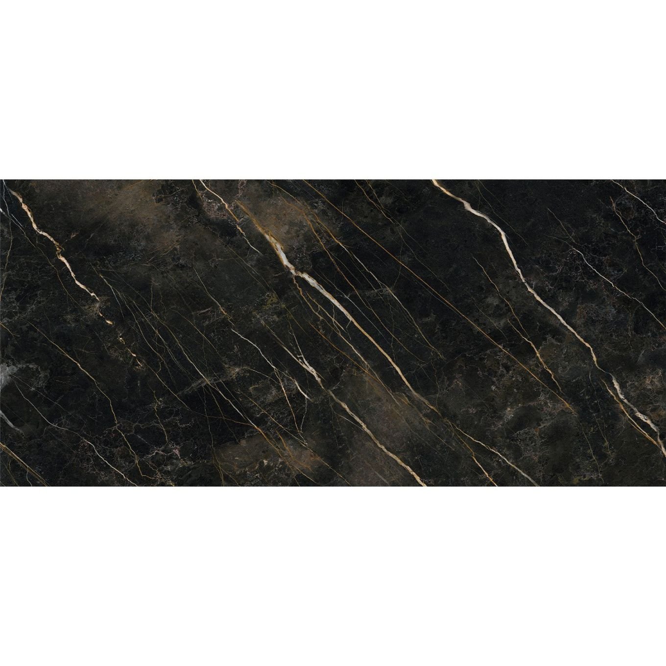 Supernova Black High Gloss Porcelain Tile 1200x600mm