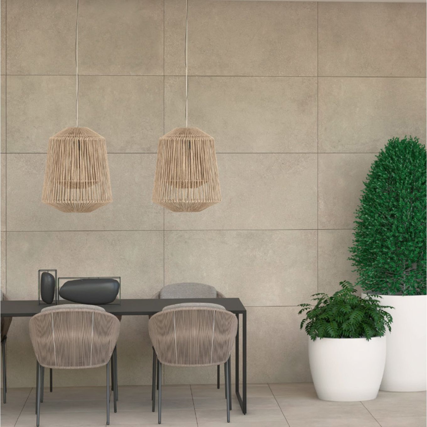 Hamburg Greige Matt Porcelain Tile 600x1200mm