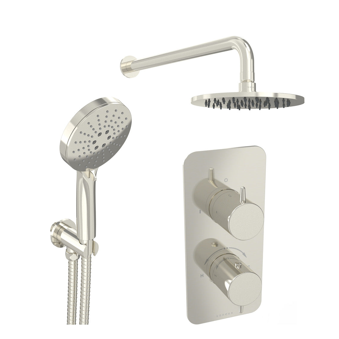 EDEN 2 way shower kit - w/ 3 Function Handset & Shower Head