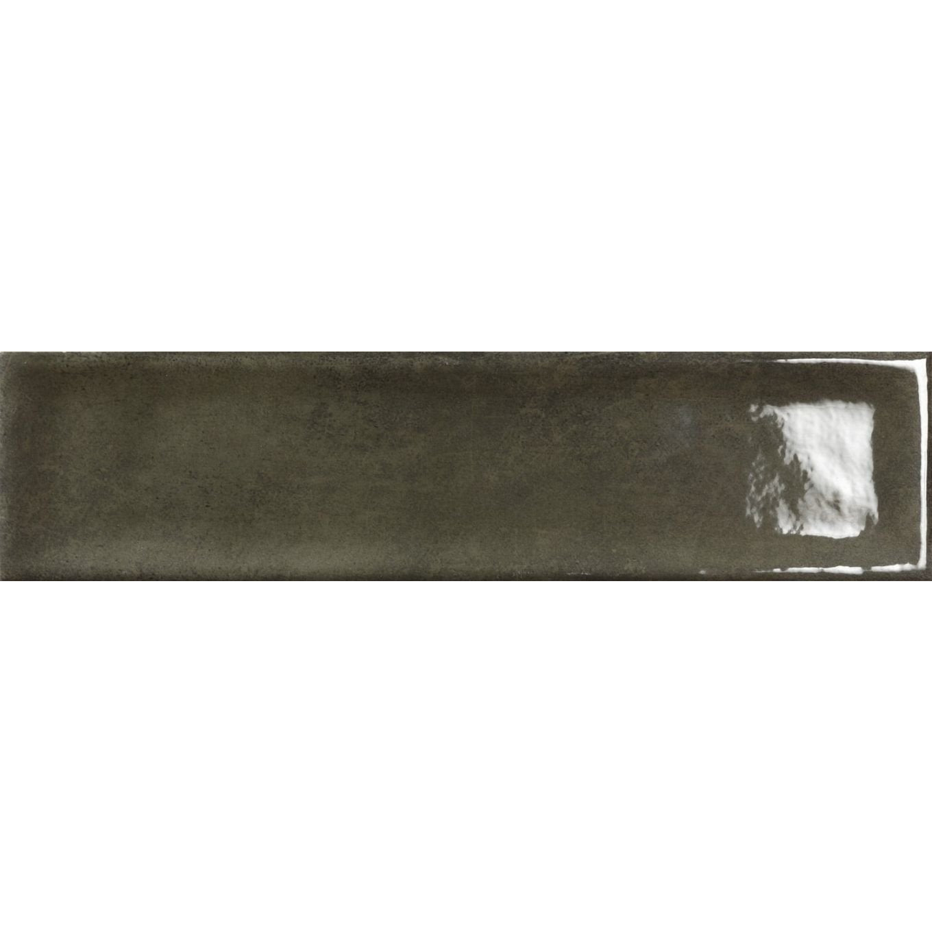 Navajo Oliva Gloss Ceramic Brick Tile 75x300mm