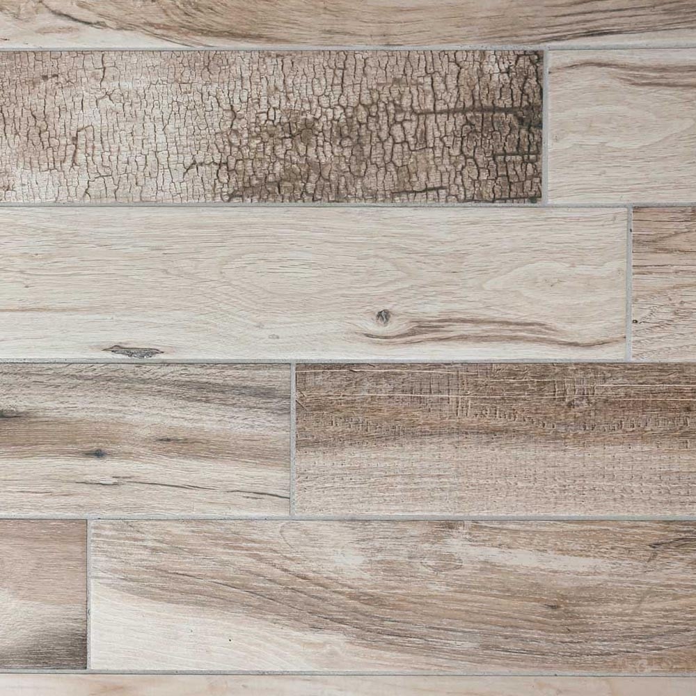 Rohan Bone Wood Effect Matt Porcelain Tile 150x900mm