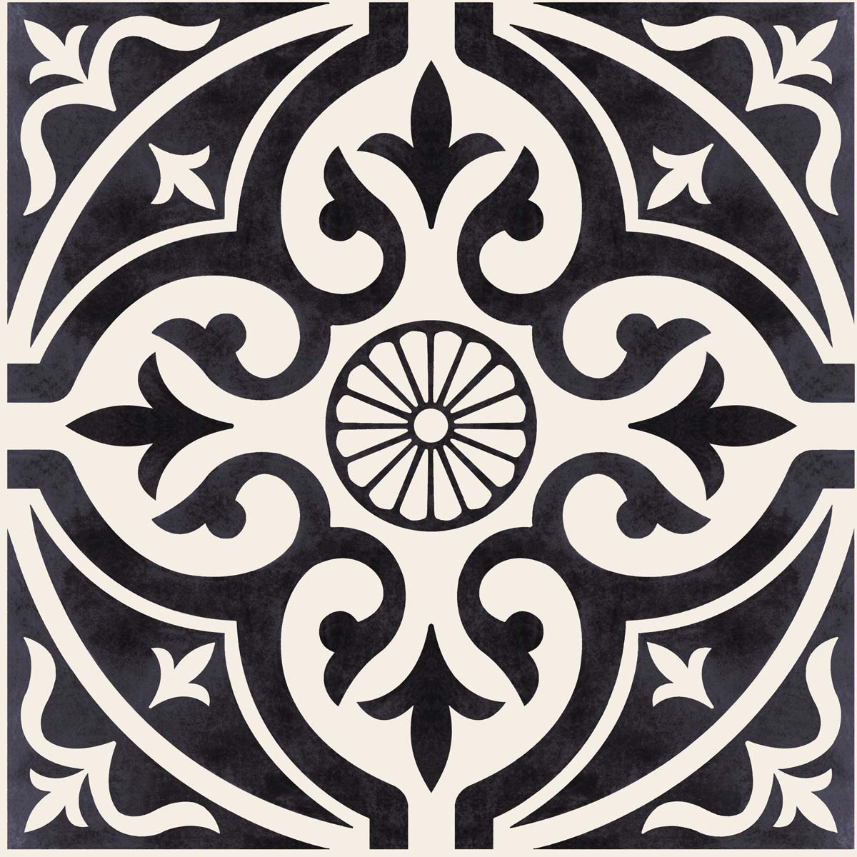 Dorchester Black Matt Porcelain Tile 330x330mm