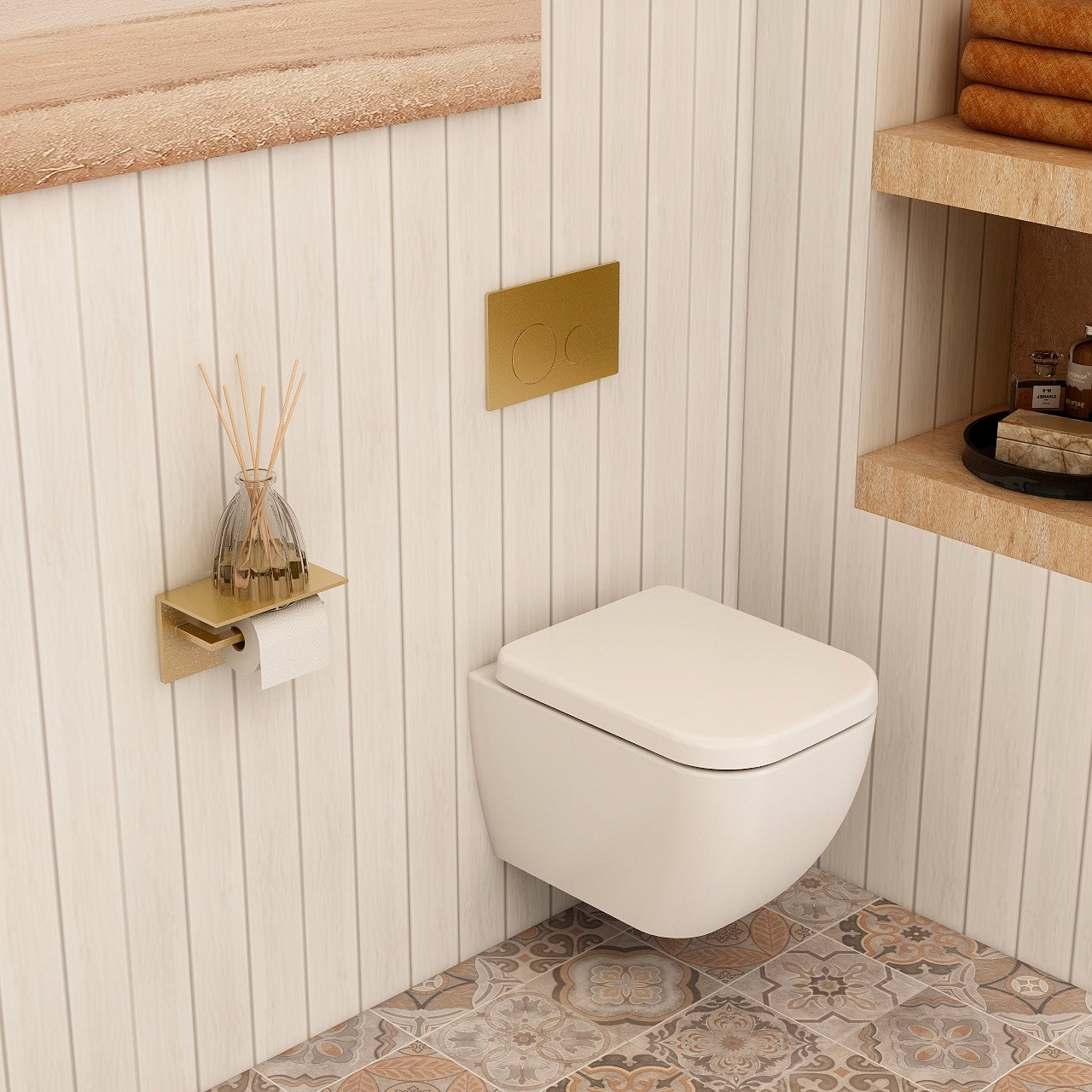 Essence Short Projection 470mm wall hung Pan