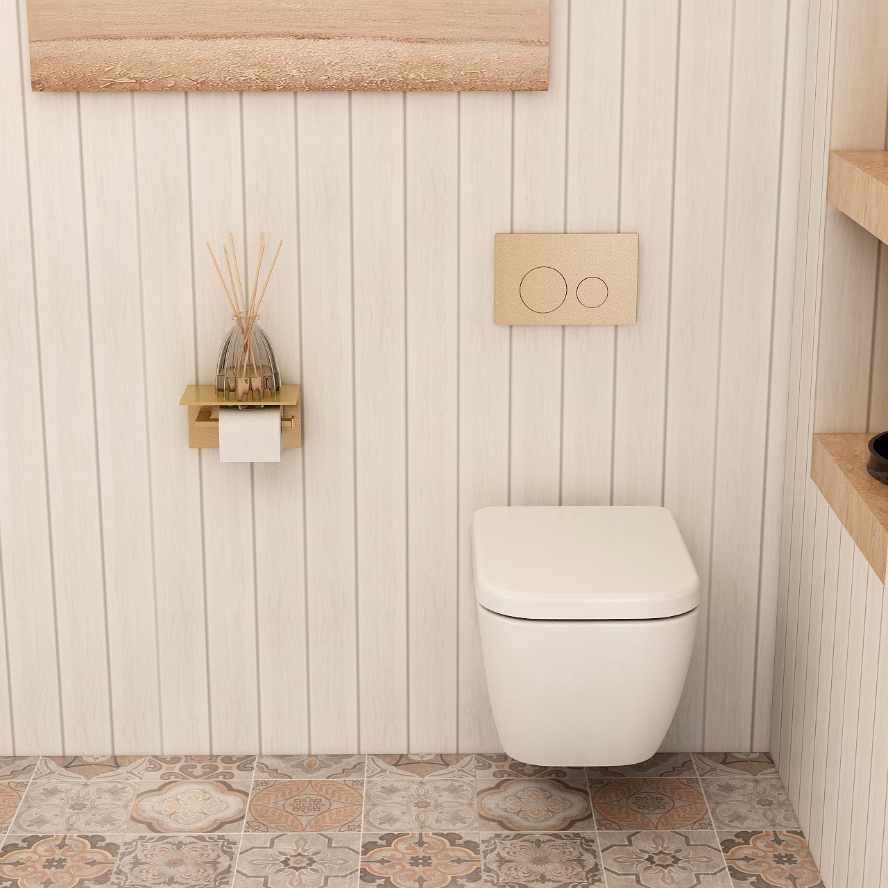 Essence Short Projection 470mm wall hung Pan