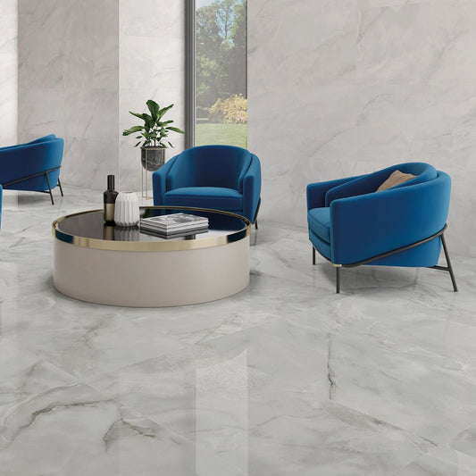 Pontiac Gris Pulido Polished Porcelain Tile 600x1200mm