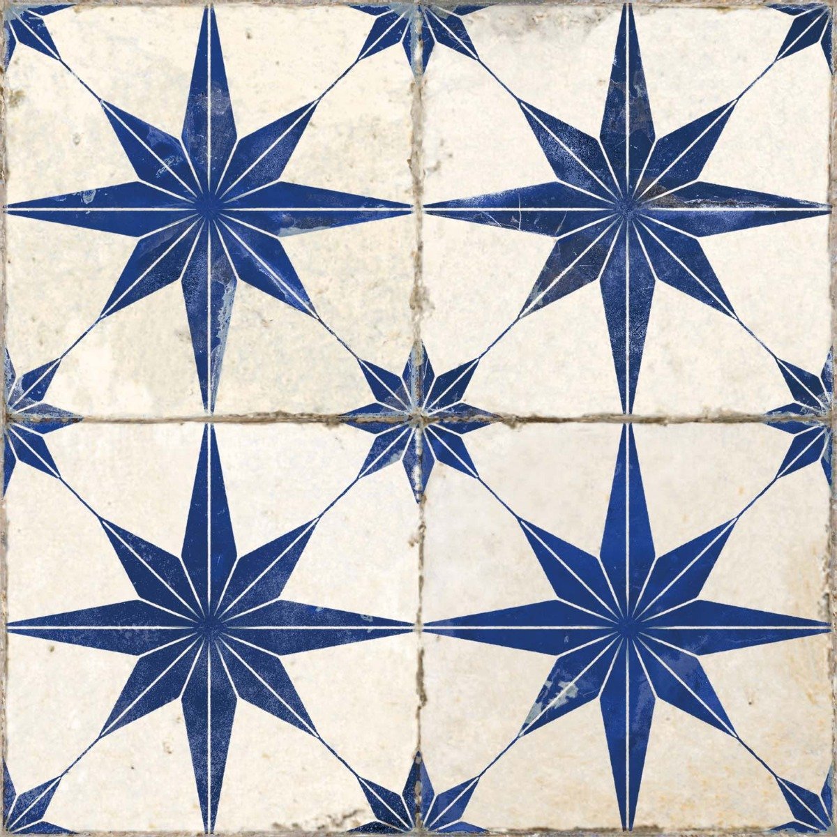 Hades Star Blue Lappato Ceramic Tile 450x450mm