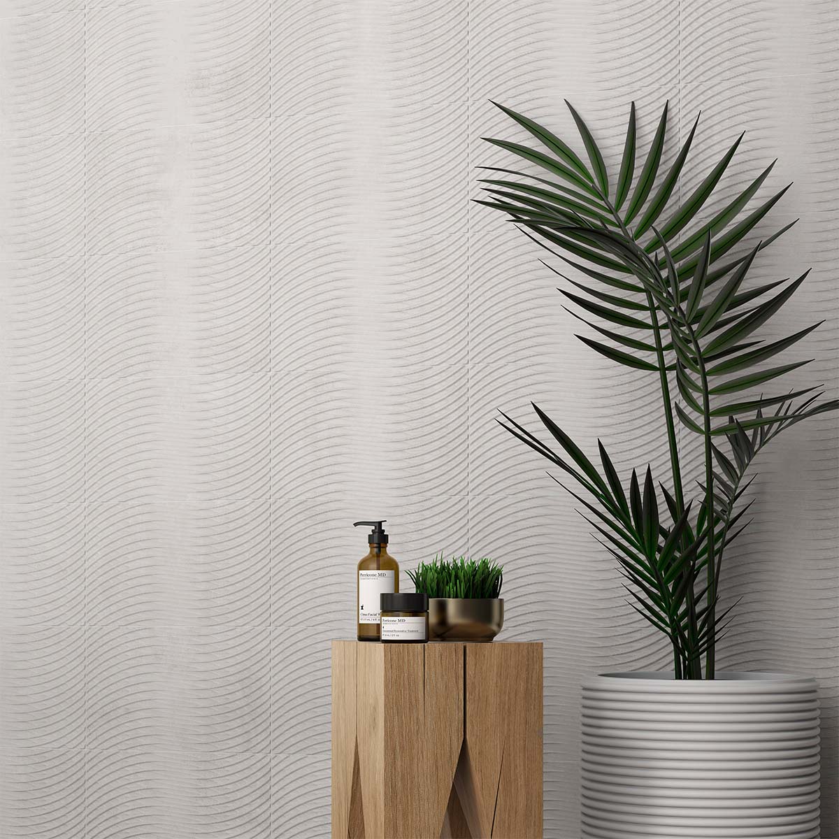 Como Blanco Matt Decor Ceramic Tile 250x400mm