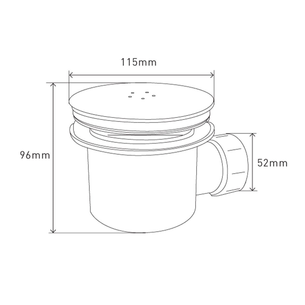 90mm Fast Flow Shower Waste