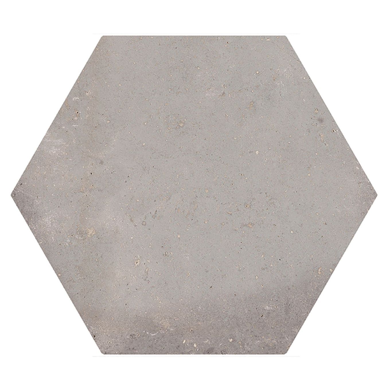 Terraza Grey Terracotta Matt Porcelain Hexagon Tile 240x200mm