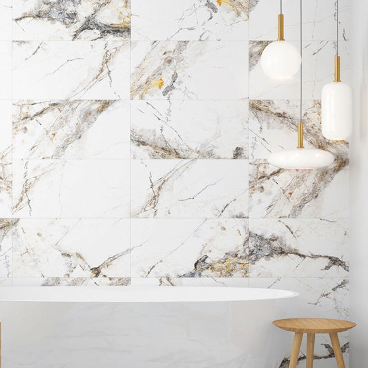 Fabulosa™ Marble Matt Porcelain Tile 300x600mm