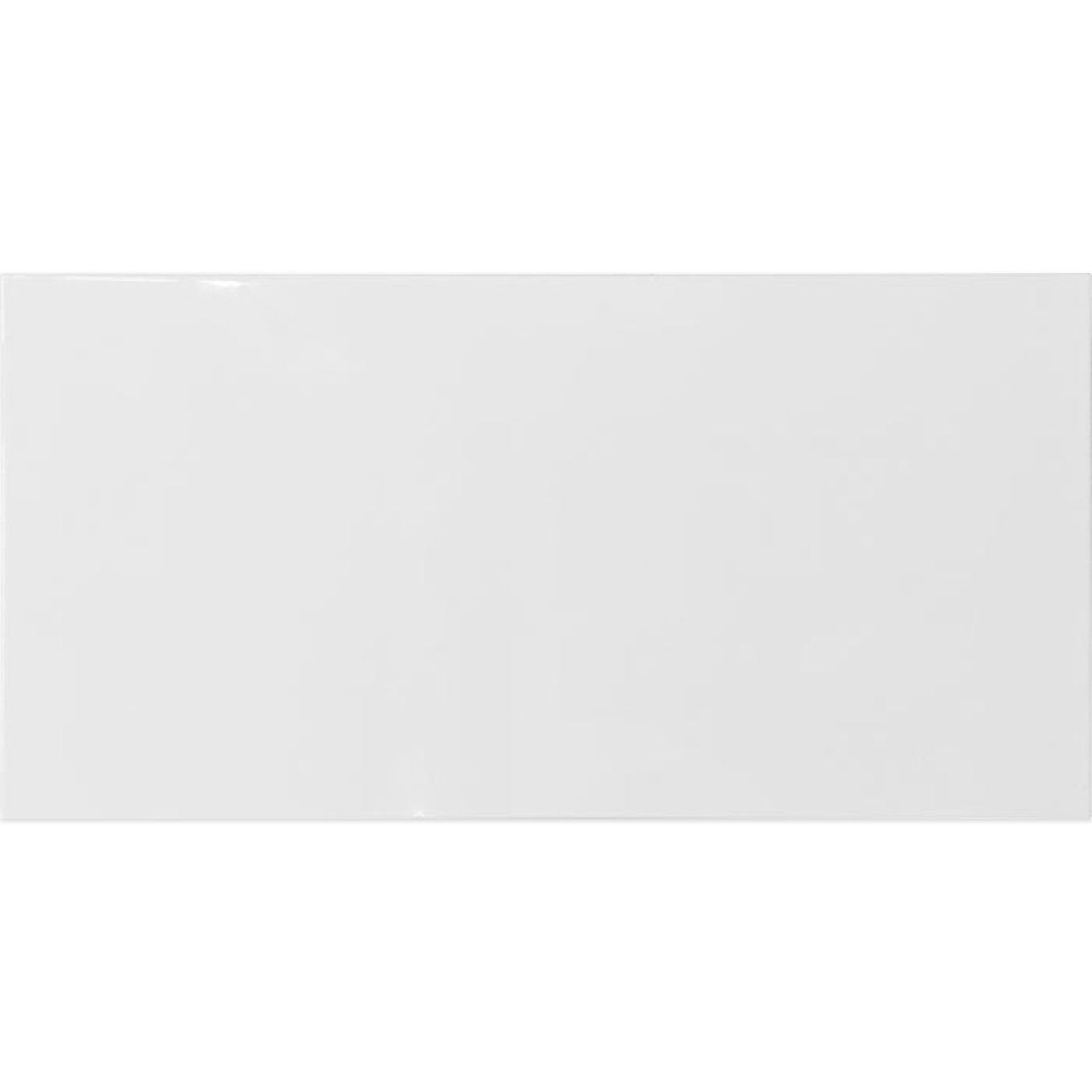 Blanco White Gloss Ceramic Wall Tile 250x500mm