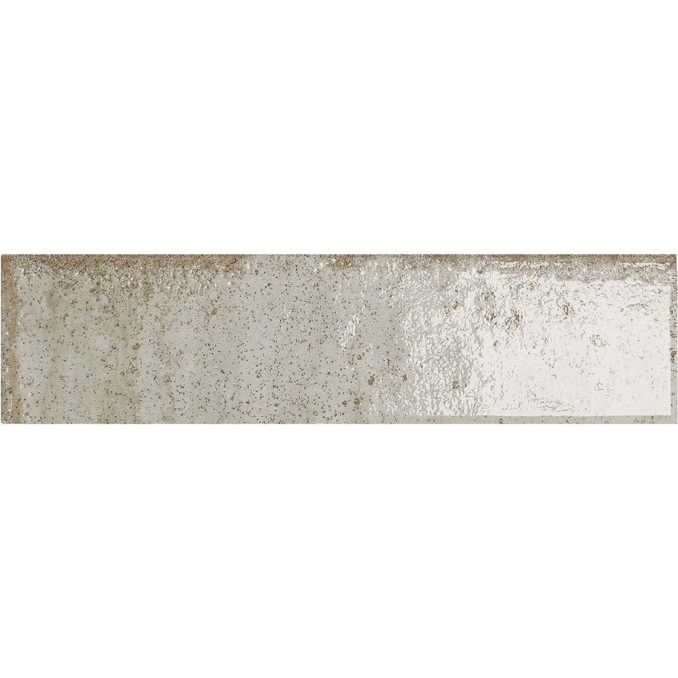 Bergamo Grey Porcelain Brick Tile 75x300mm