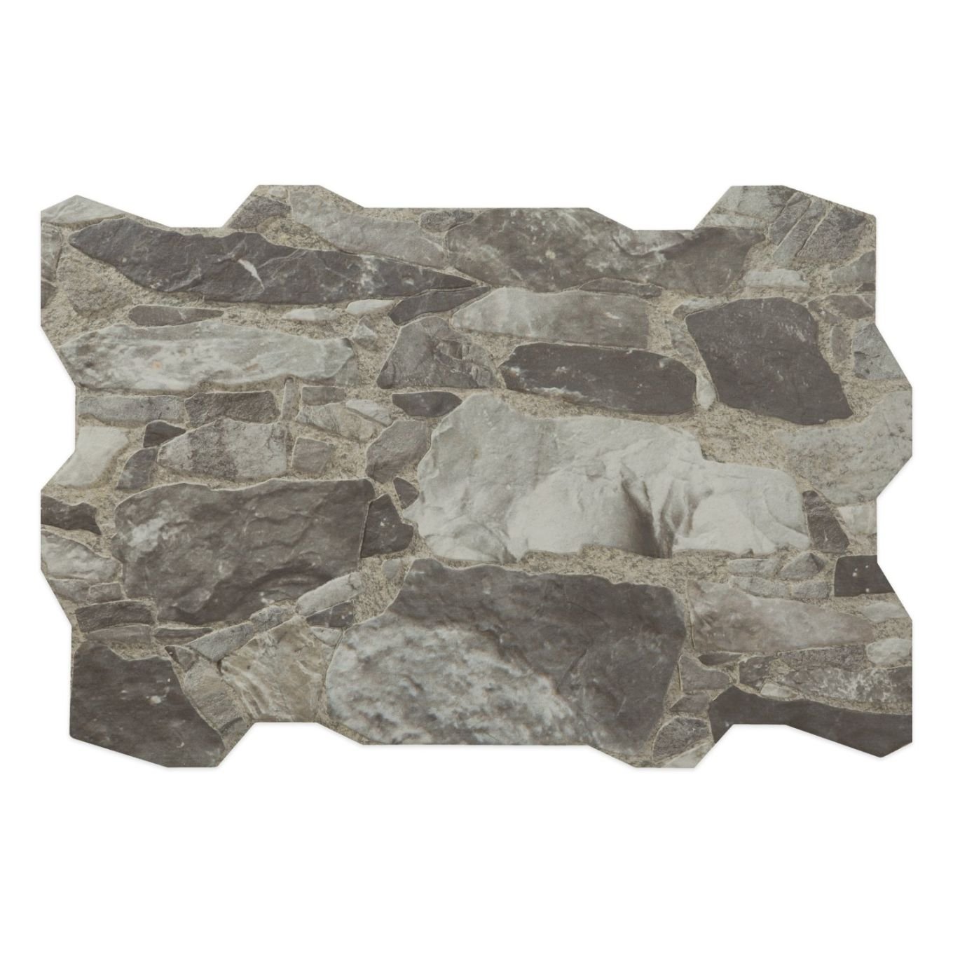 Mombasa Matt Grey Stone Wall Tile 600x400mm