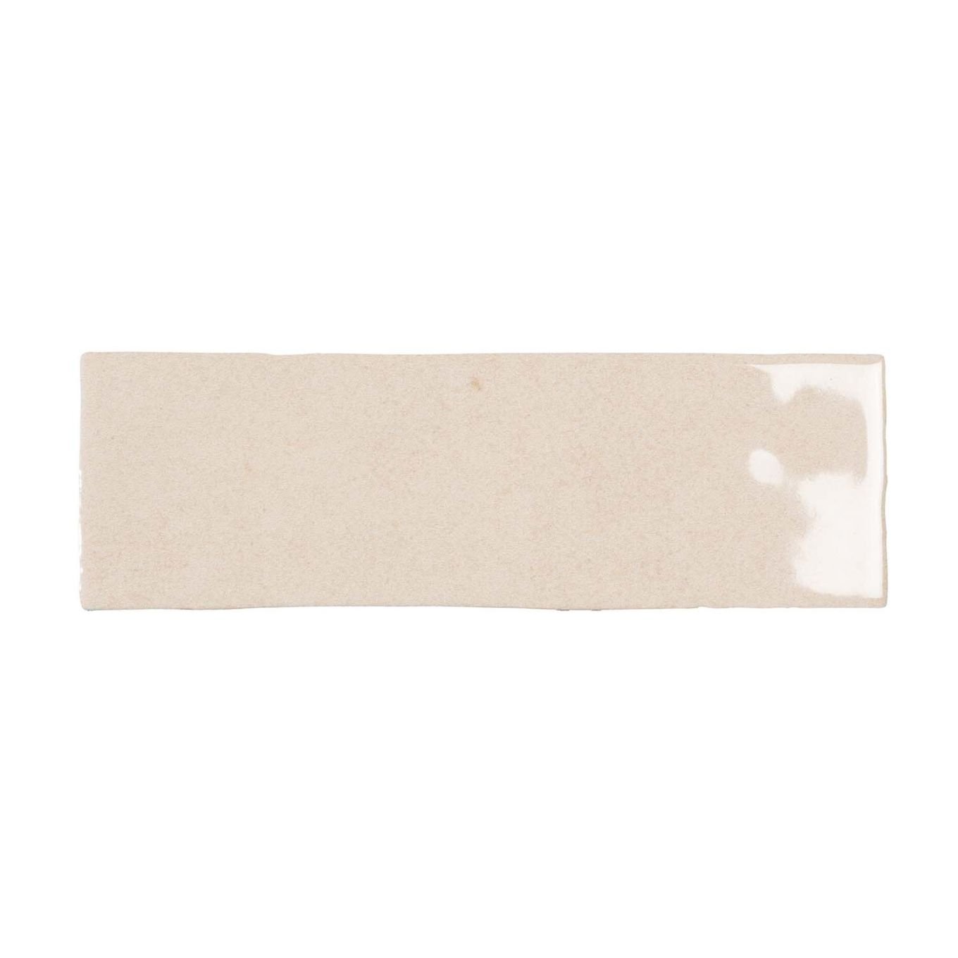 Napoli Beige Gloss Porcelain Brick Tile 200x65mm