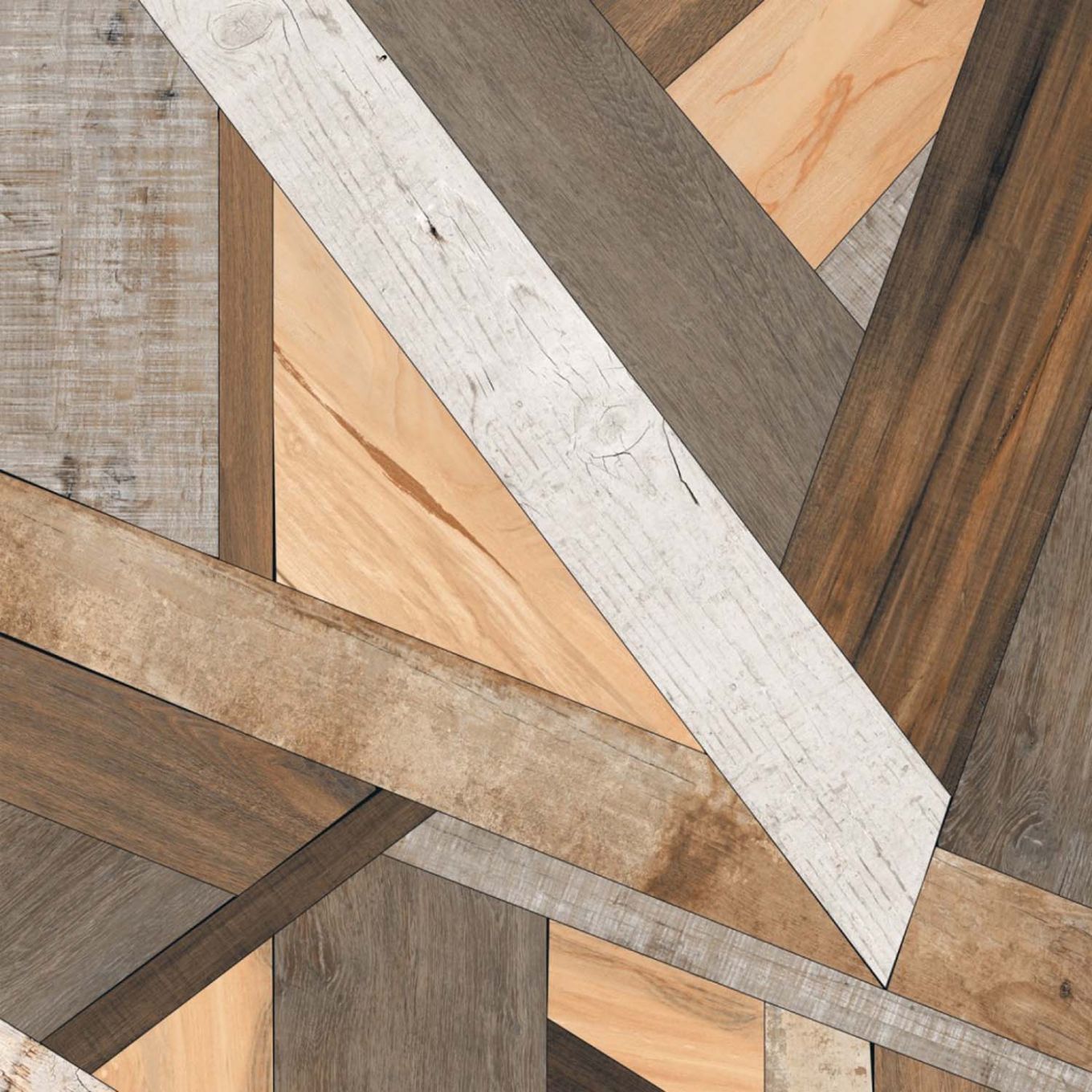 Laenor Multicolour Matt Porcelain Tile 800x800mm