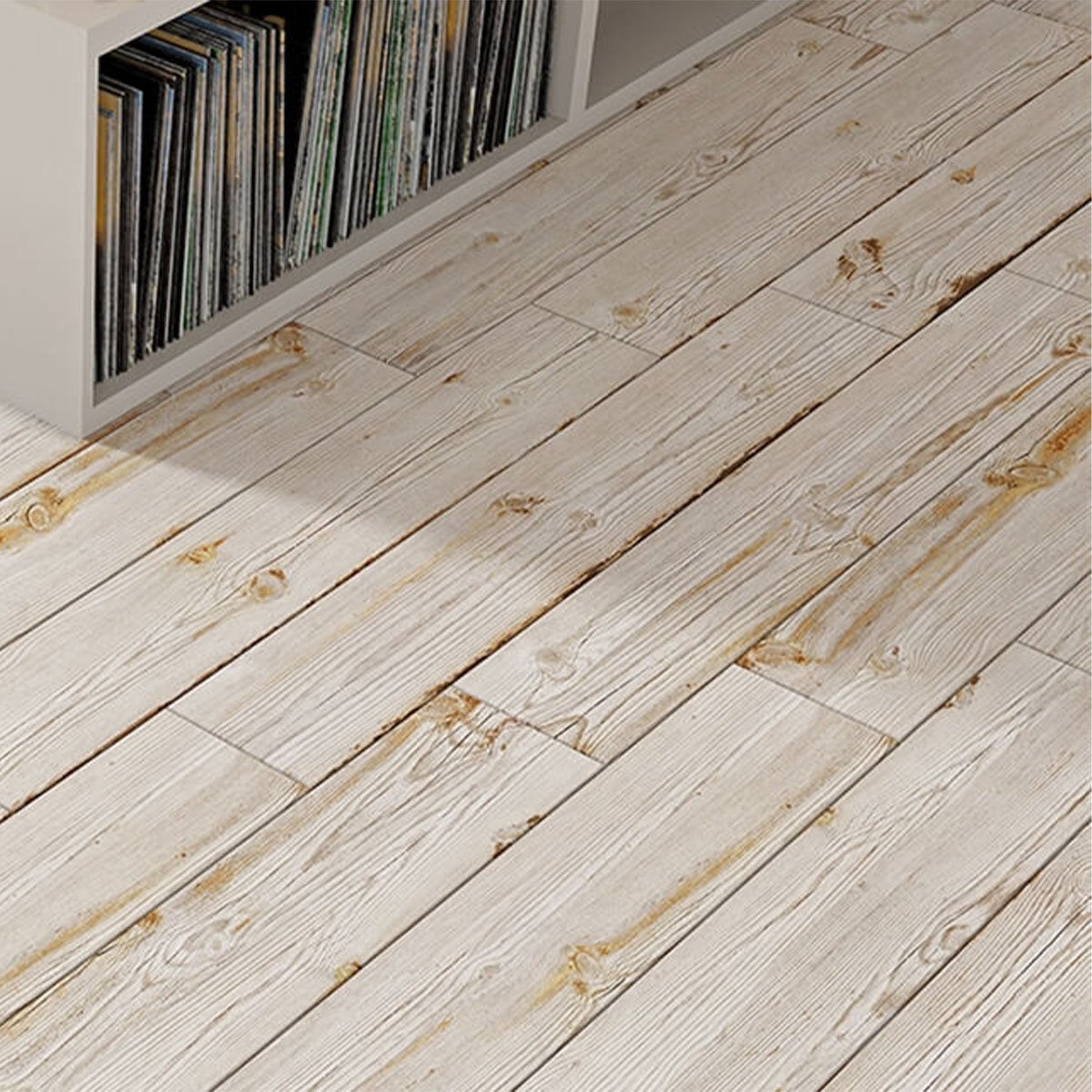 Labrynth Ivory Wood Effect Porcelain Tile 200x1200mm