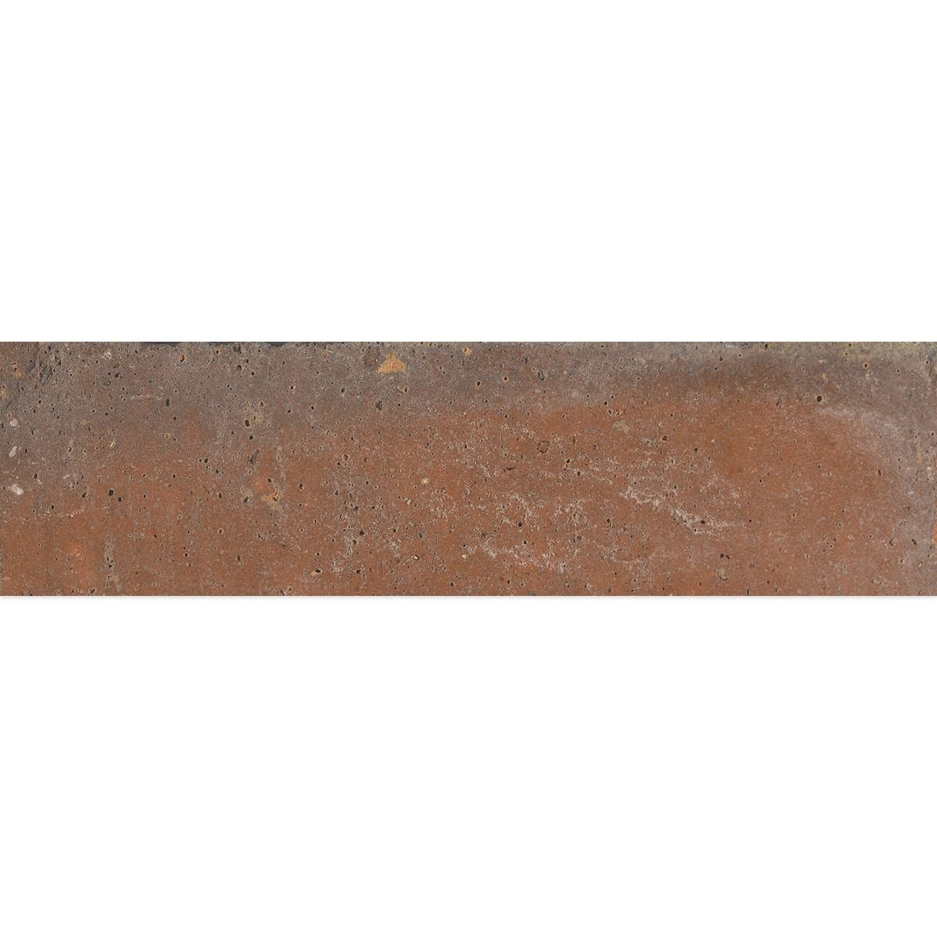 Terraza Red Terracotta Matt Porcelain Brick Tile 280x70mm