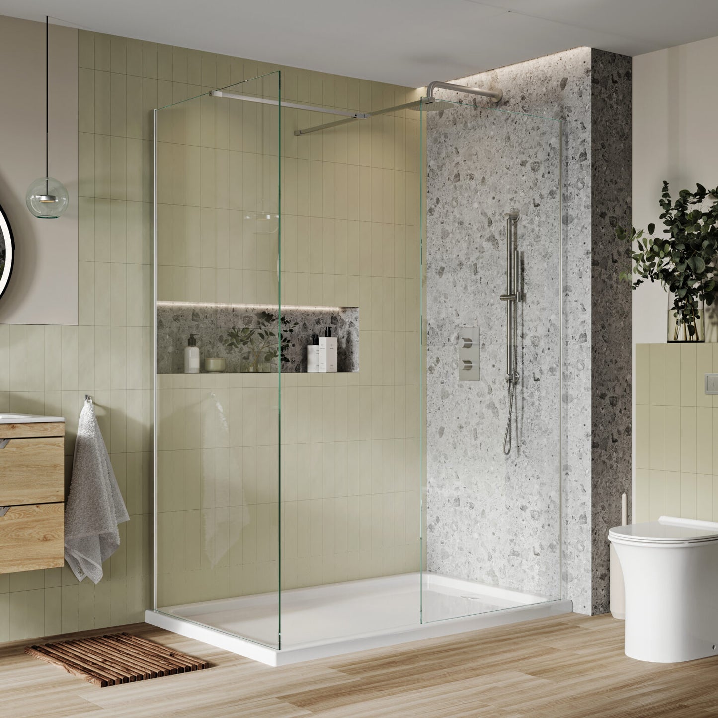 S8 Wetroom Panel 600