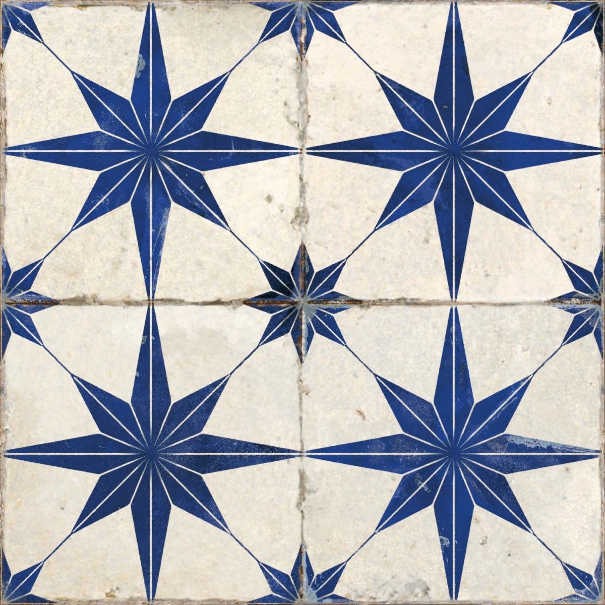 Hades Star Blue Lappato Ceramic Tile 450x450mm