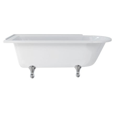Hampton 170cm Left Handed Showering Bath with Standard Feet