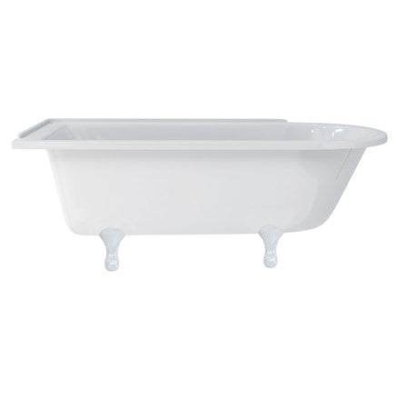 Hampton 170cm Left Handed Showering Bath with Standard Feet