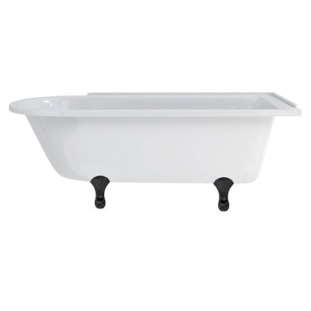 Hampton 170cm Right Handed Showering Bath with Standard Feet
