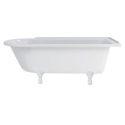 Hampton 170cm Right Handed Showering Bath with Standard Feet